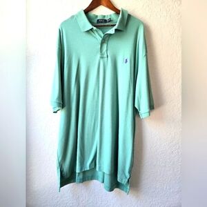 Polo Ralph Lauren Men’s Aqua blue Polo short sleeve size 3XB
